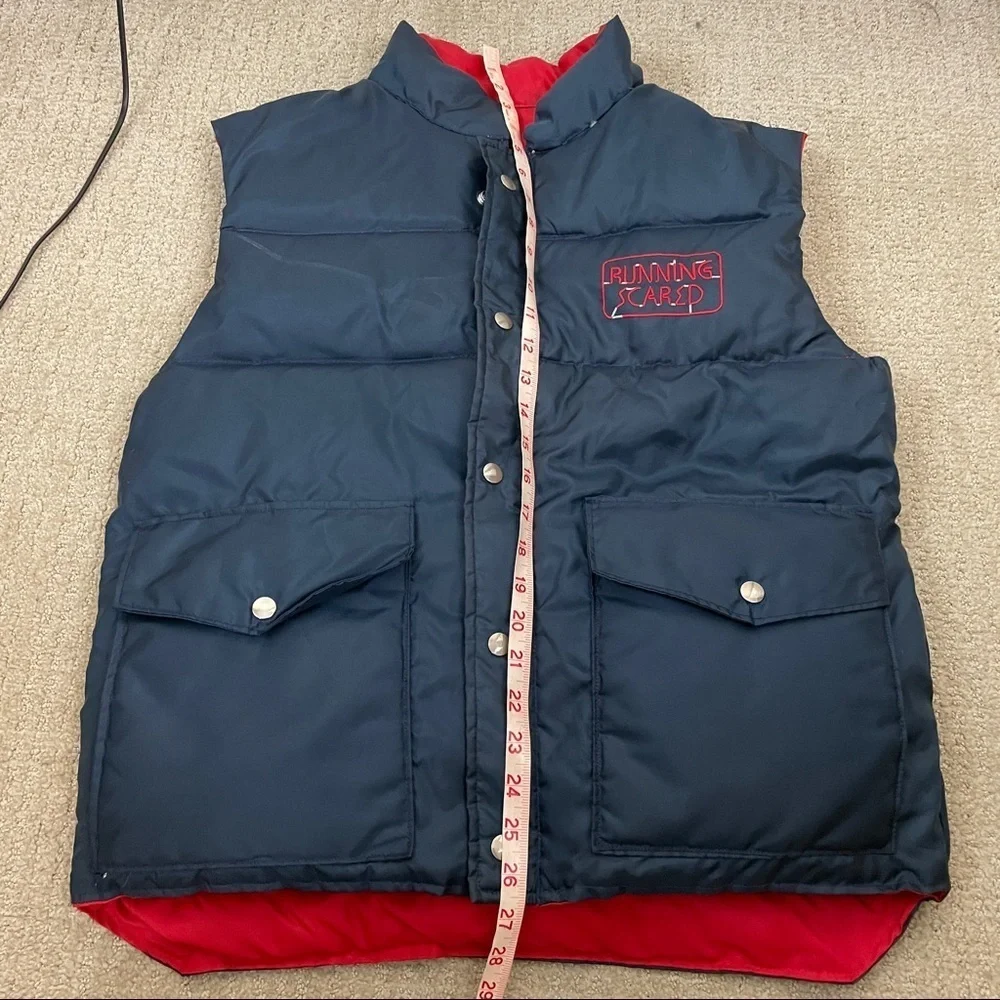 Running Scared Promo Talk Puffer Vest Reversible